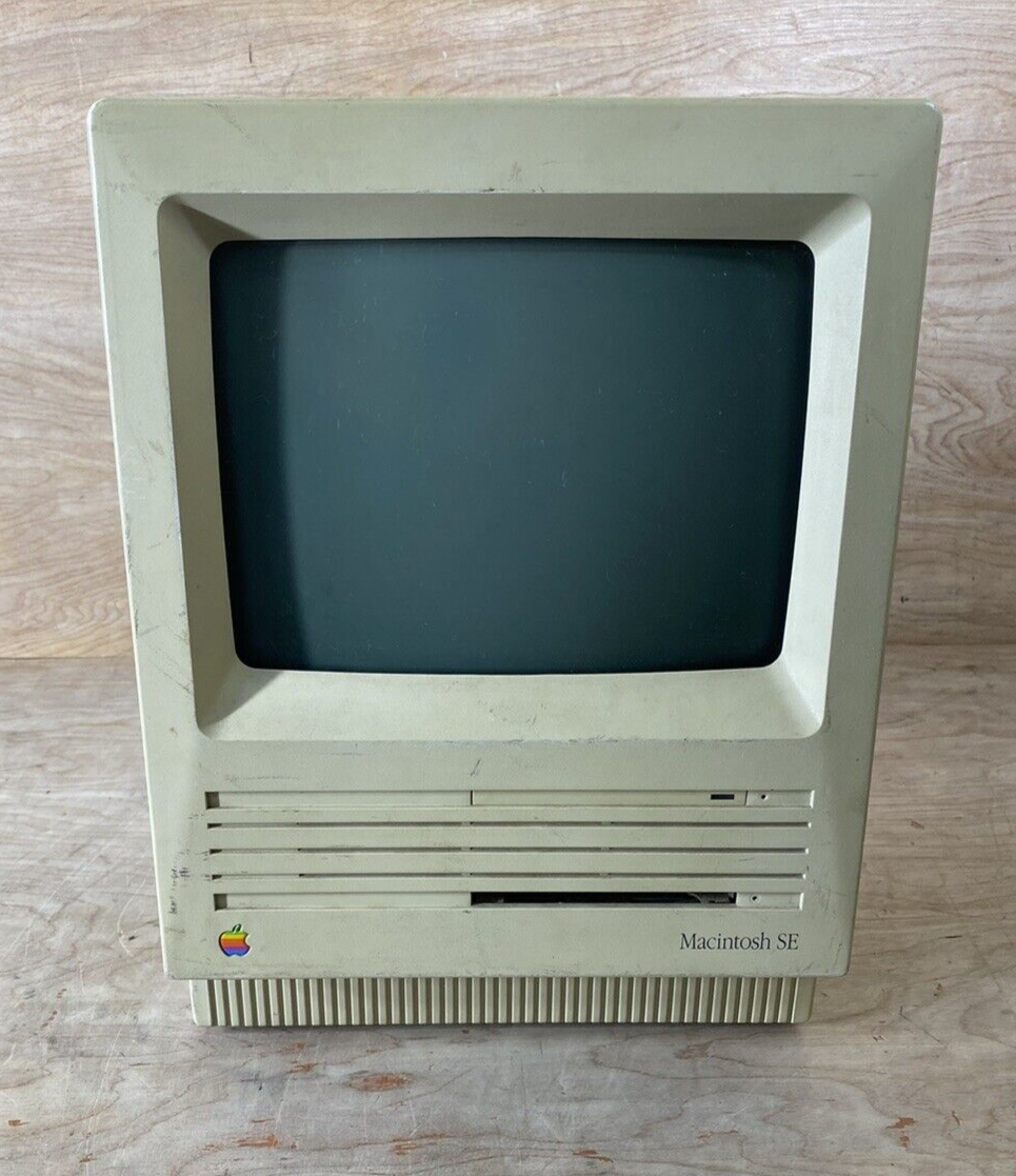 Apple Macintosh SE 1 MBYTE RAM 800K Drive 20SC Hard Disk Model