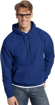 Hanes Men's Ecosmart Fleece Hooded Sweatshirt, Ideal For Cricut & Embroidery, Size: Xl, Color: Safety Green - View #11