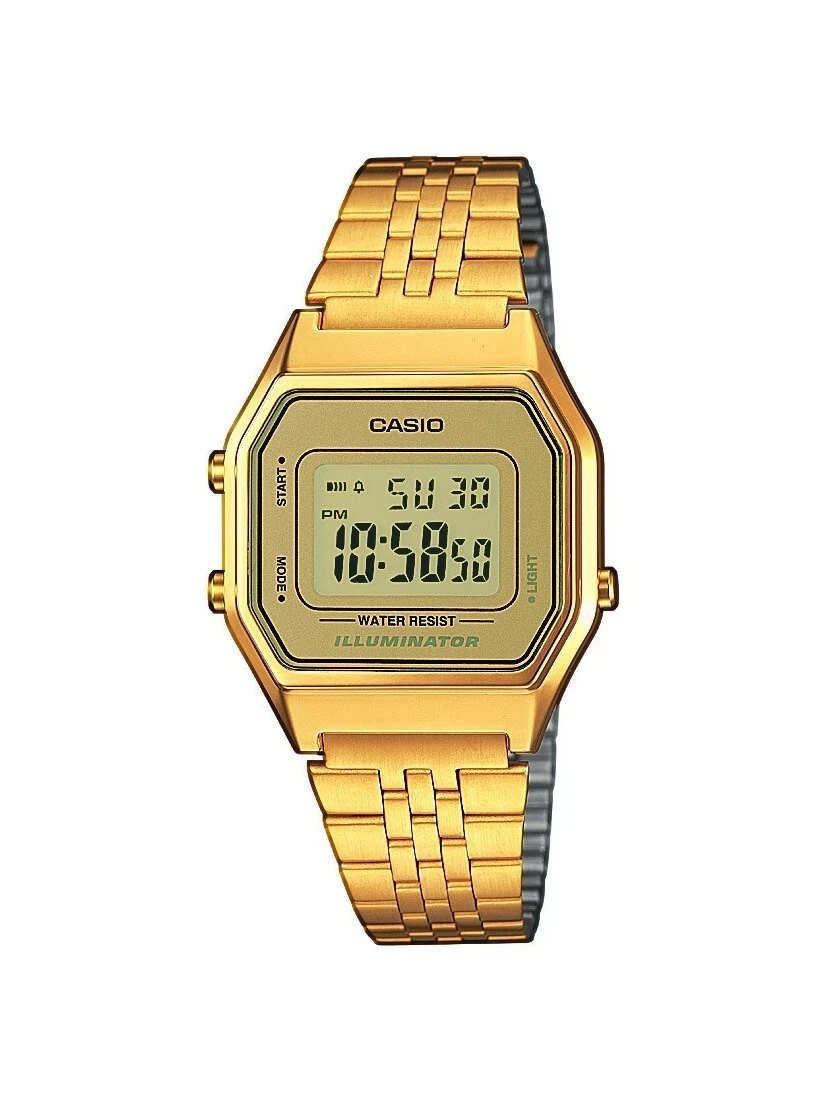 Casio dorato hotsell uomo