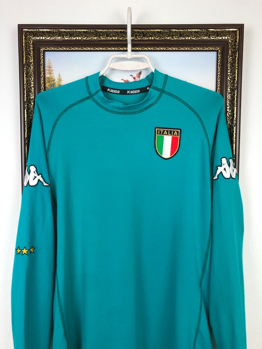 希少品美品 Kappa サッカーイタリア代表 エンブレム刺繍 1/4Zipシャツ 希少品美品 Kappa サッカーイタリア代表 エンブレム刺繍 1/4Zip