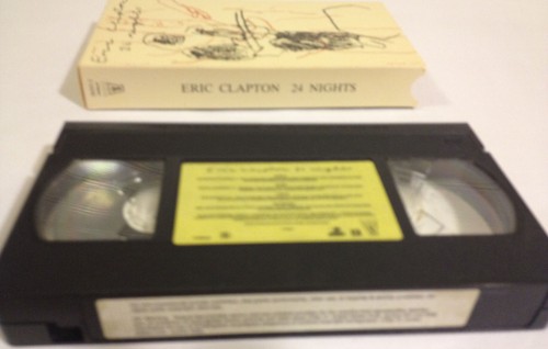 Eric Clapton / 24 Nights VHS tape 1991 Royal Albert Hall excellent  - Bild 3 von 8
