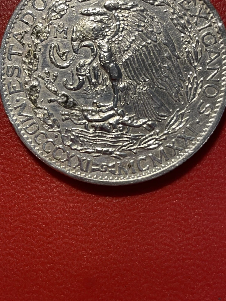 Mexico Dos Pesos 1921, Centennial of Independence .900 Coin Silver - Image 4 of 4