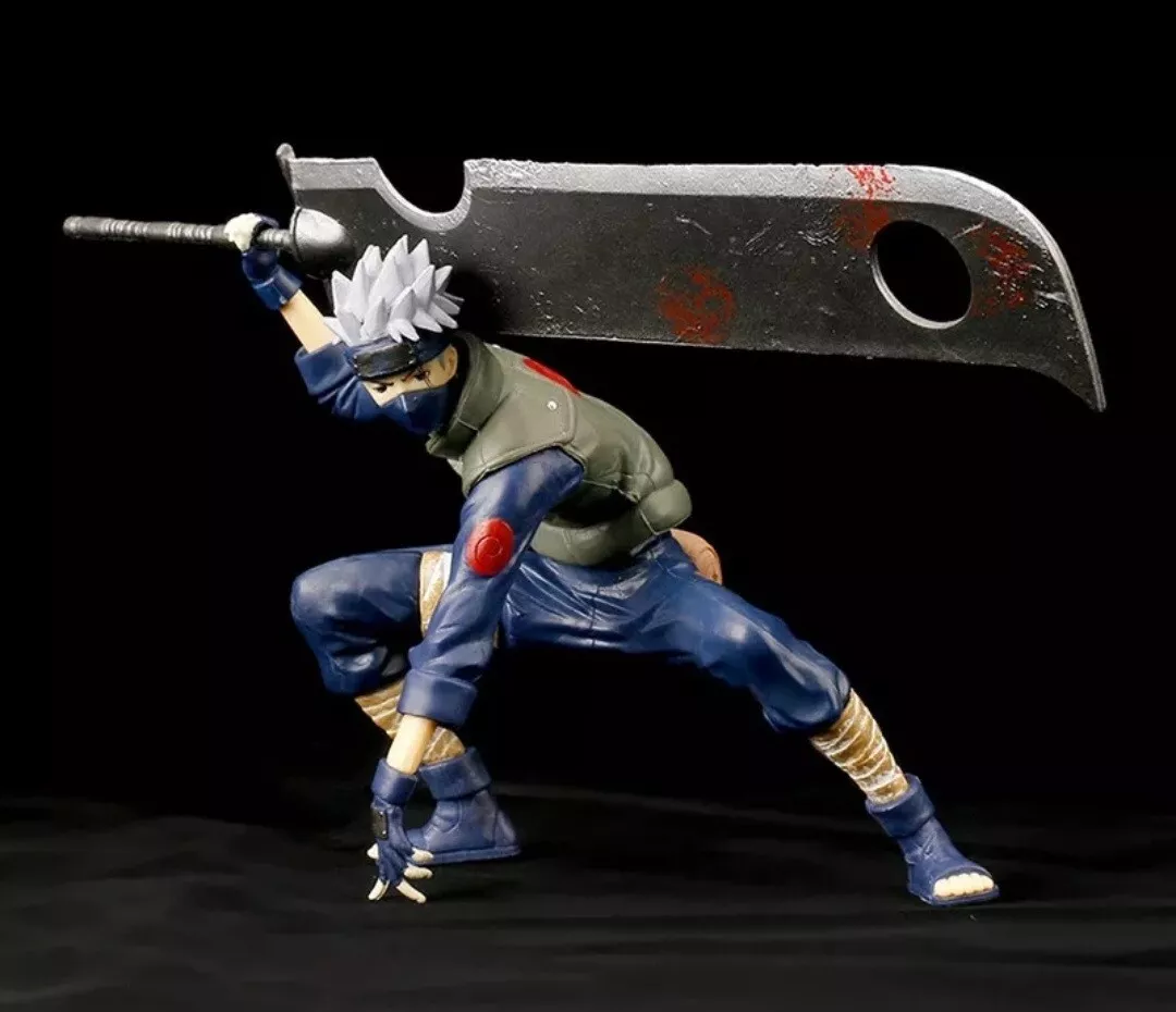 Anime Naruto Hatake Kakashi Take Sword PVC Action Figure