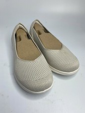 Skechers GO STEP Lite Knit Ballet Slip On Sneakers Natural Size 8M US