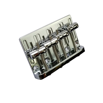 #ad New Bass Bridge For 4 String Fender Jazz or Precision Bass Chrome BB009CR $23.59