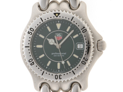 Tag Heuer Sports Elegance Quartz Stainless Steel Green Dial Wg1119 