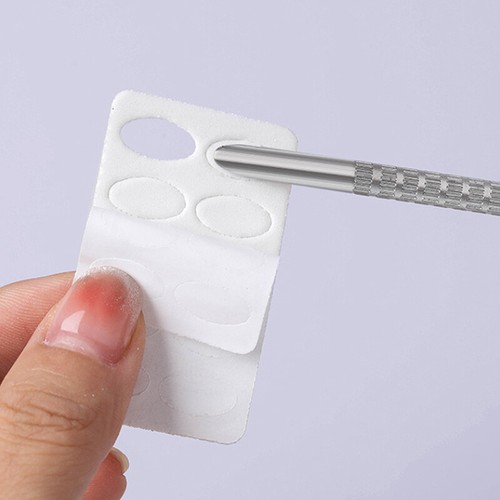30Pcs Nail Cuticle Pusher Self-adhesive Sand Flake Trimming Nails Pre Pol-wl