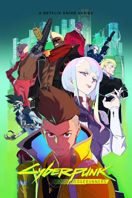 CYBERPUNK EDGERUNNERS ANIME ART ORIGINAL CINEMA MOVIE PRINT