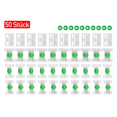 50X TEILE SET ZIERLEISTEN KLAMMER CLIPS FÜR BMW E30 E32 E36 E38 E39 E46 E90 E91