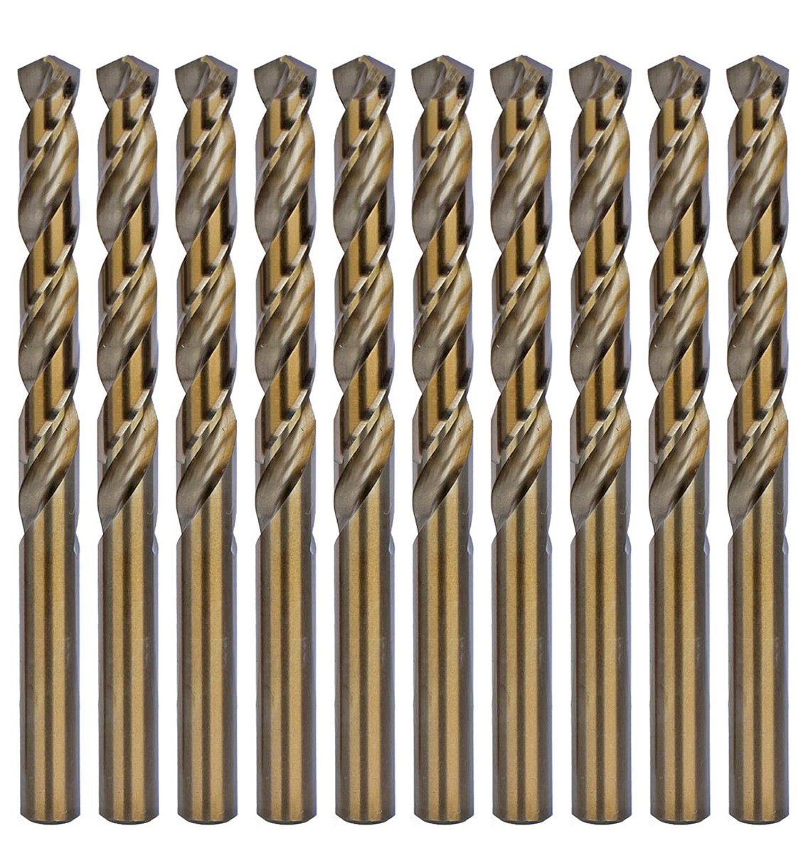 MAX-CRAFT Cobalt Drill Bits Set 10Pcs 5/64
