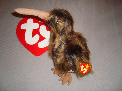BRAND NEW! BEAK BROWN KIWI BIRD MWMTs BEANIE BUDDY 8''