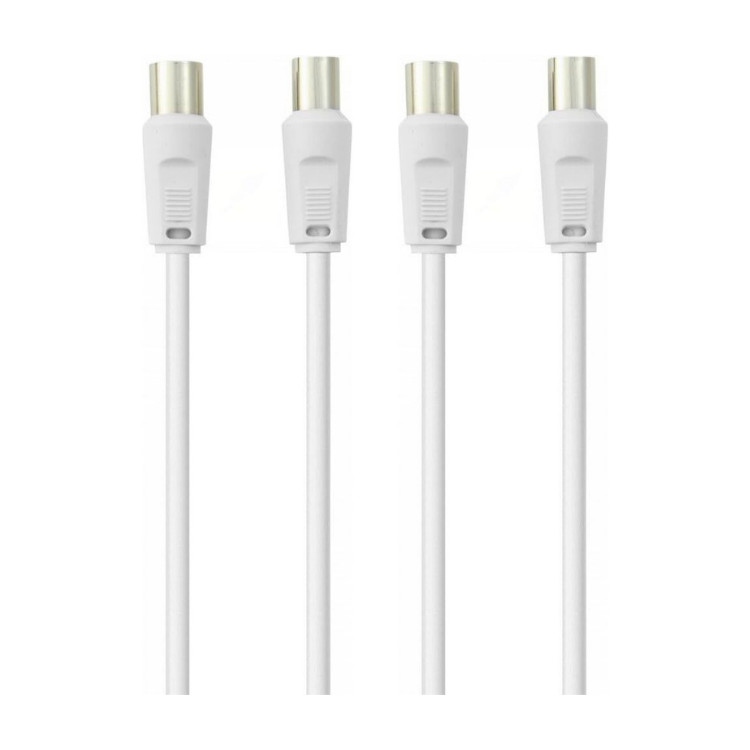 Телевизионная антенна Belkin с кабелем Koaxialkabel FullHD Koax Stecker Sat Кабель 75 дБ 5 м [2er]