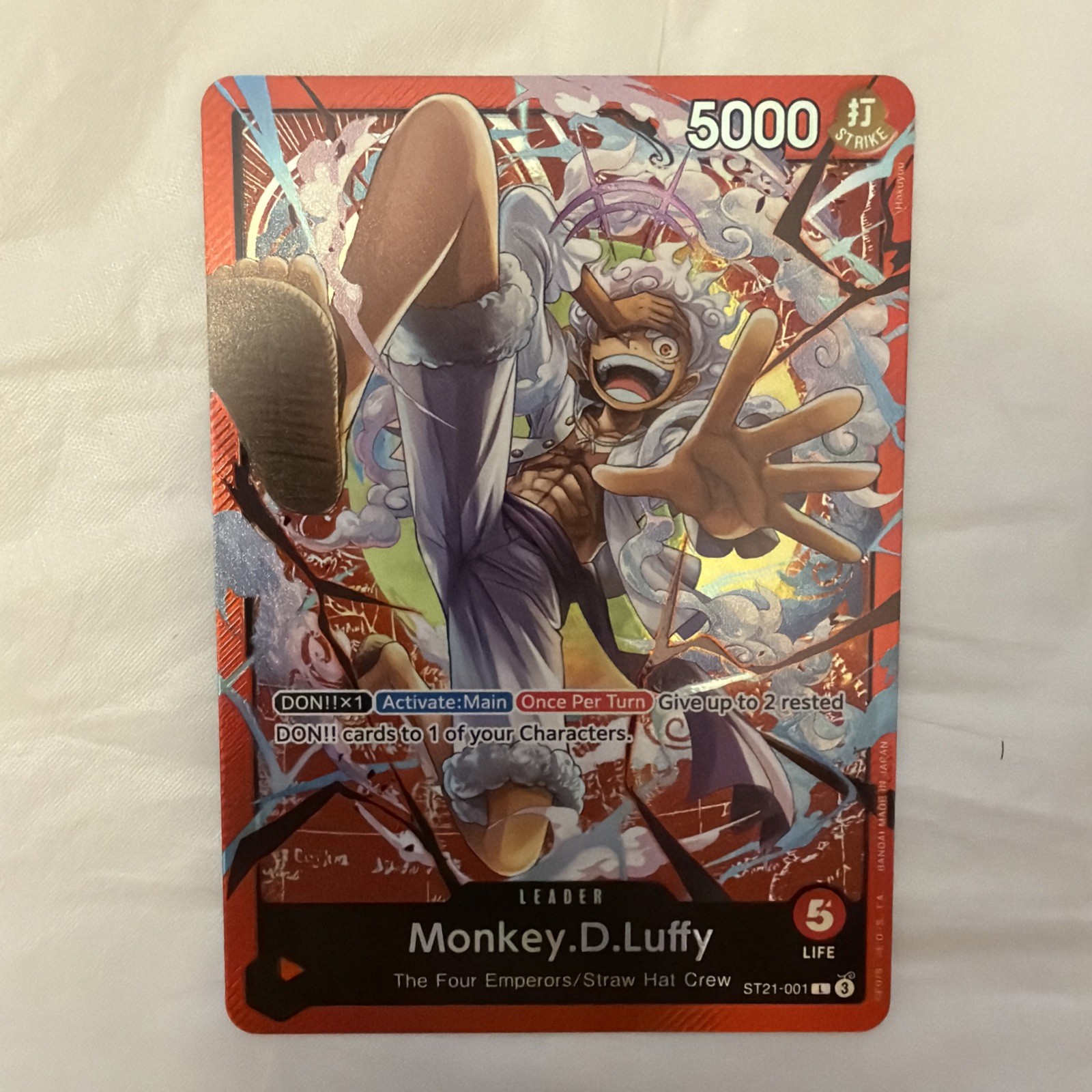 Monkey.D.Luffy (001) ST21-001 Starter Deck EX: Gear 5 Foil