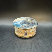 Thomas Kincade's Guiding Lights Light of Peace Music Box 1998 Ardleigh Elliot