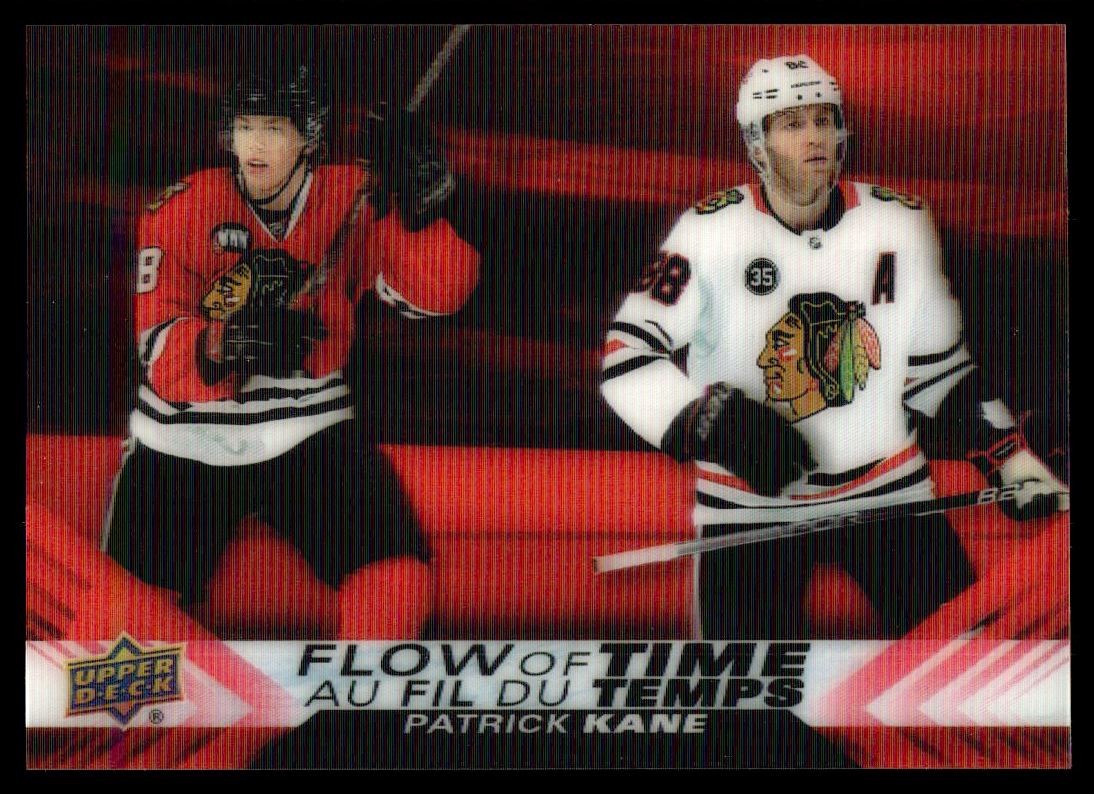 2022-23 Upper Deck Tim Hortons Flow of Time Patrick Kane Chicago Blackhawks