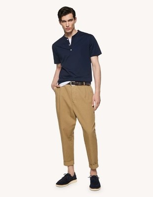 Dondup Men's Beige Wide-leg trousers 