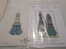TASSEL-KELLY CLARK-HANDPAINTED NEEDLEPOINT CA...
