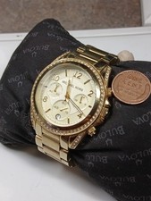 Michael Kors MK-5166 Blair Glitz Jeweled Bezel Ladies Quartz Chronograph Watch