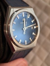 Zenith Defy Classic Titanium 41mm Blue Dial Leather And Bracelet 9