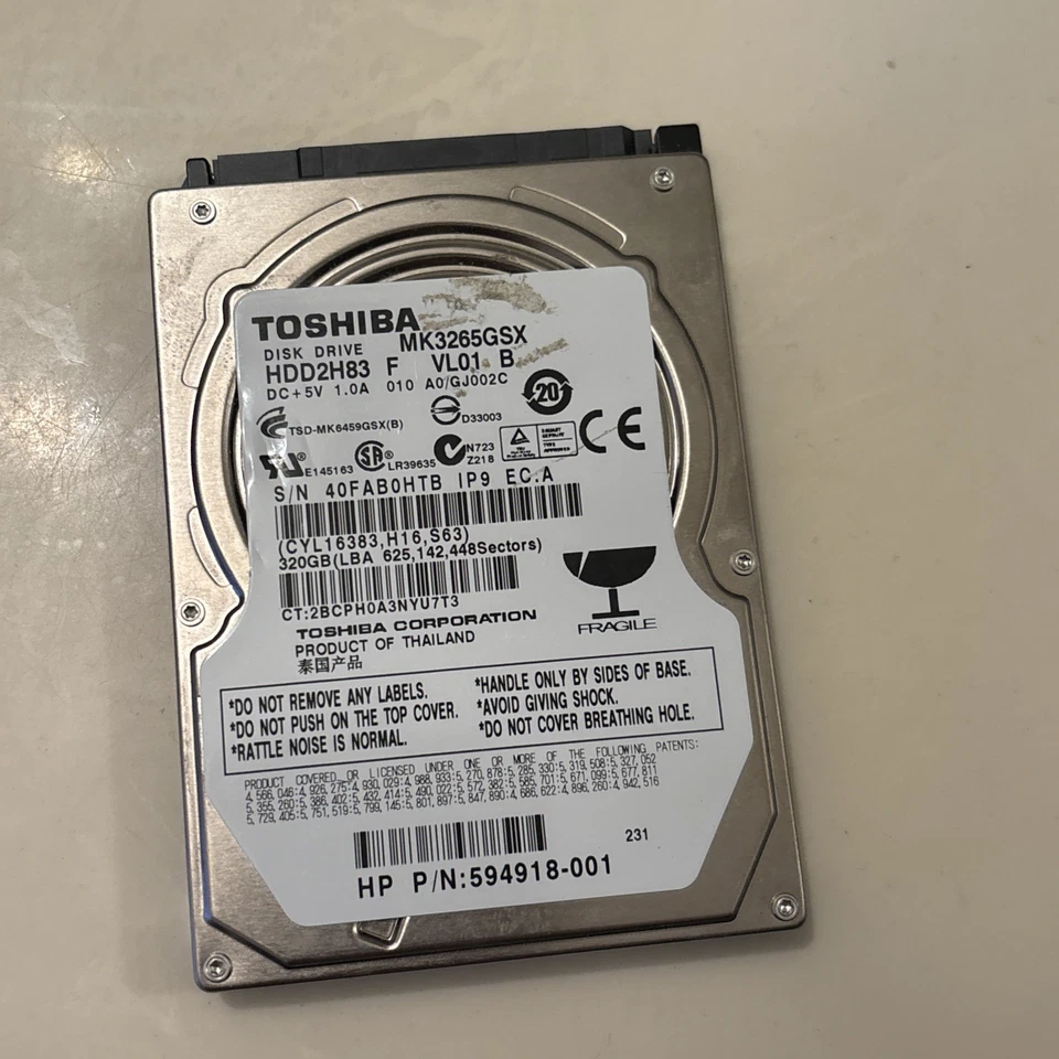 SOLO PLACA Toshiba MK7559GSXF Foto 2 de 2