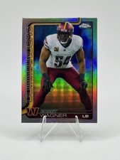 Bobby Wagner 2025 Topps Chrome Football #299 Refractor Washington Commanders