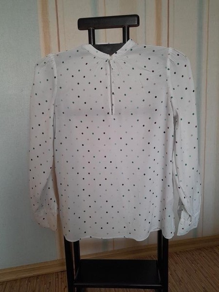 Women Massimo Dutti Shirt White Viscose 32