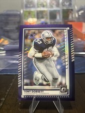 2025 Panini Donruss Optic Tony Dorsett Purple Prizm /60 Dallas Cowboys