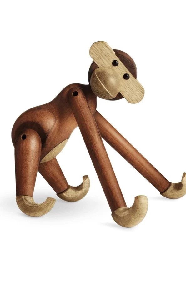 Kay Bojesen  AFFE  Teak Höhe 20 cm TeakLimbaholz - Design  Holztier  Weihnachten - Bild 3 von 4