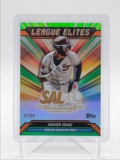 XAVIER ISAAC 2025 TOPPS PRO DEBUT LEAGUE ELITES GREEN FOIL /99 Q1940