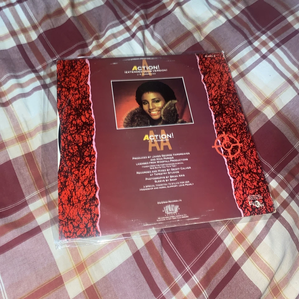Pearly Gates-"Action" 12" UK Import HI NRG Funkin' Marvellous Label - Image 3 of 4