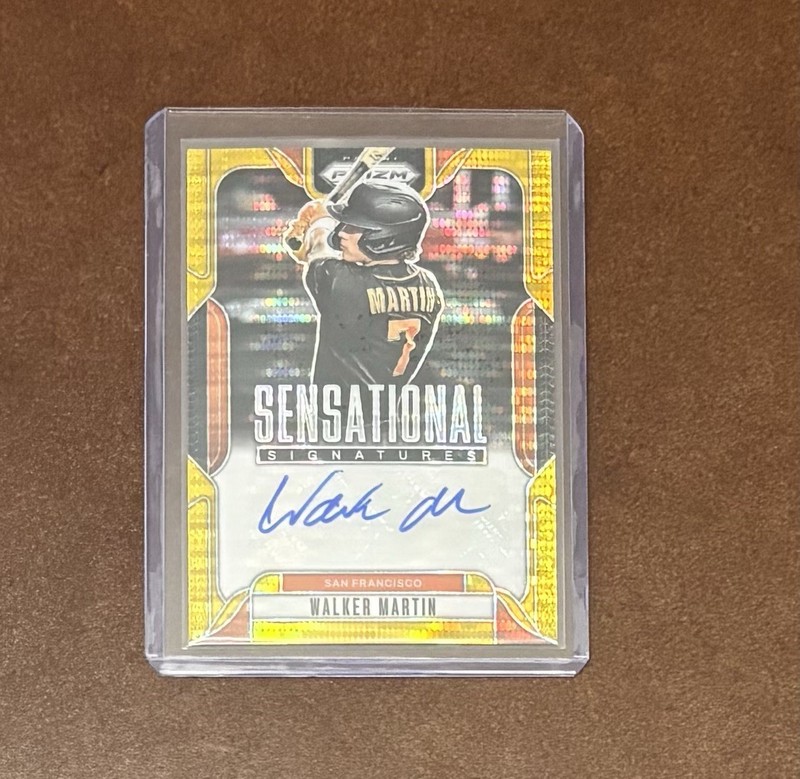 Walker Martin Gold Auto Numbered 8 out of 10