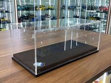 1/18 Model Car Acrylic Case Leather Display Box Transparent Dustproof Customize
