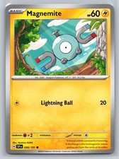Carta Pokemon Magnemite 058/191 Scintille Urgenti Base Tipo Elettrico Comune 2024