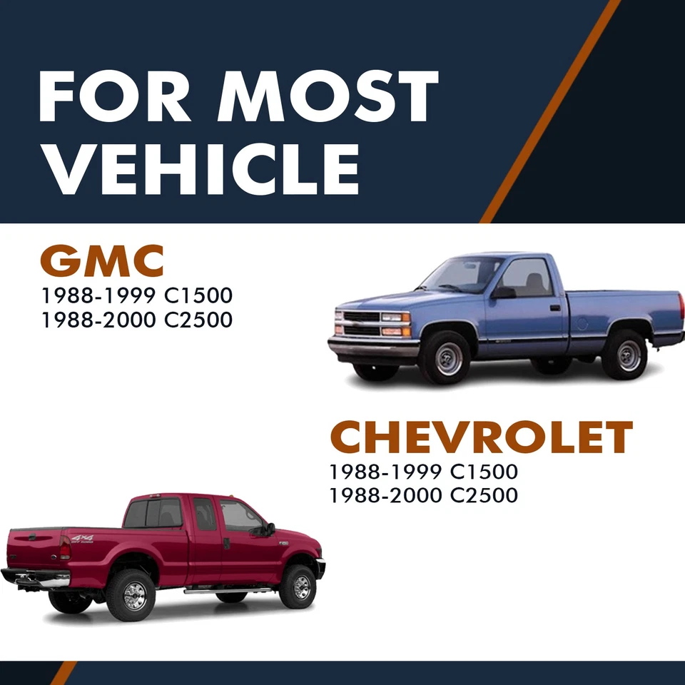 Set 4 Front Shock-Rear Complete Shock Absorber Kit For 1988-1999 Chevrolet C1500 - Image 2 of 4