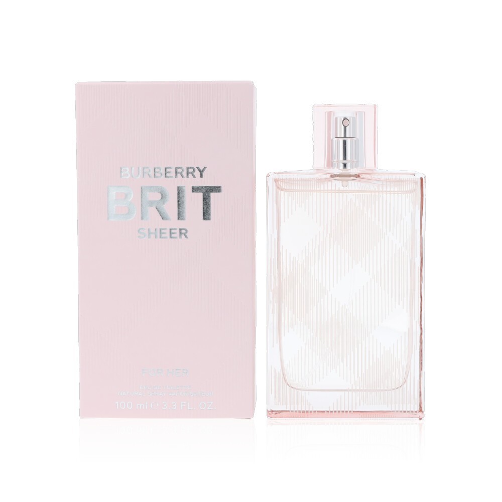 Burberry Light/Peach/Green Brit Sheer For Her Eau De Toilette 100Ml - Image 6