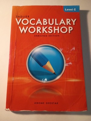 Vocabulary Workshop Level C Enriched Edition Sadlier