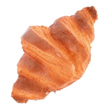 Artificial Fake Croissant Bread Model PU Prop Faux Mini Realistic Food Decor