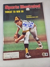 Randy Jones Signed Sports Illustrated Beckett BAS Authentication