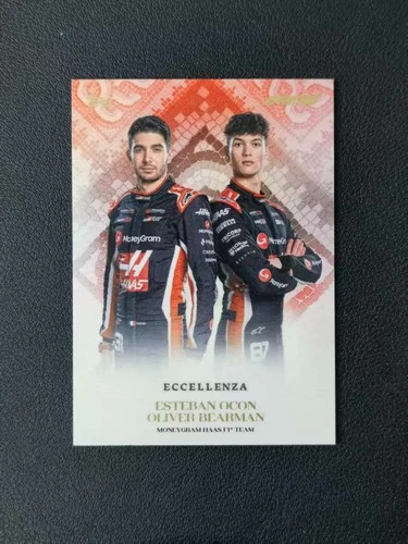 2025 Topps Eccellenza F1 Esteban Ocon Oliver Bearman RC LA SQUADRA CXY