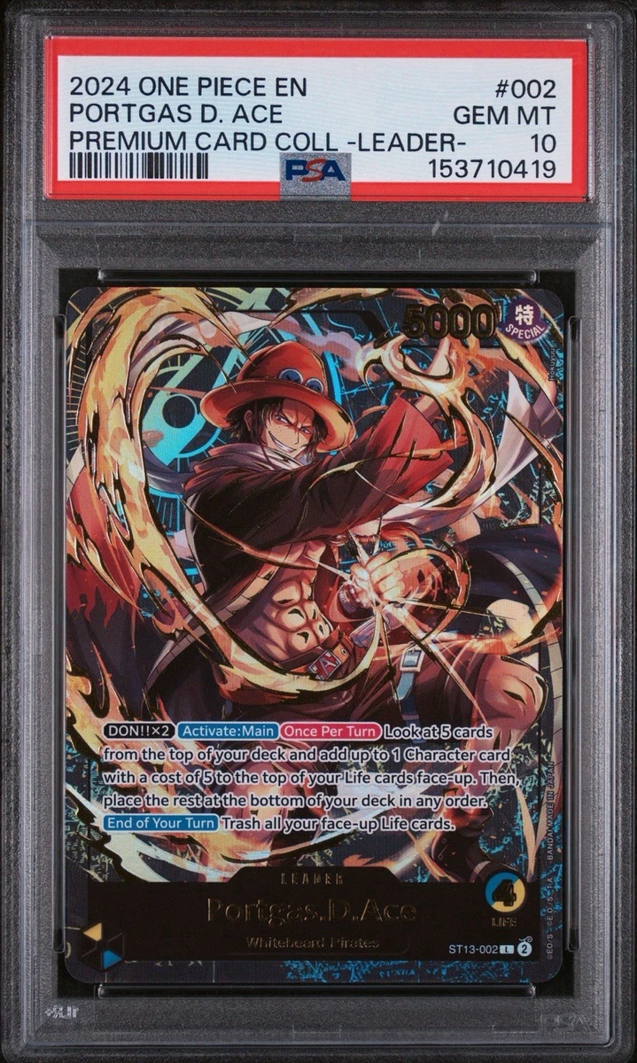 Portgas.D.Ace ST13-002 One Piece Promotion Cards for sale | eBay