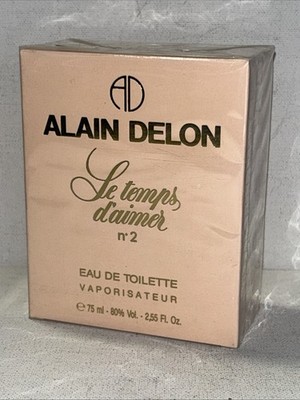 Alain Delon Le Temps D aimer N2 Eau De Toilette Spray 75 ml. Vintage