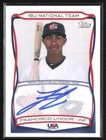 Francisco Lindor 2010 Topps USA Baseball Autographs Auto A #A-11 18U National