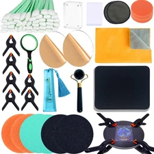 174 Pcs Trading Card Cleaning Care Tool Accessory Kit, Sports Card Care Flatt...