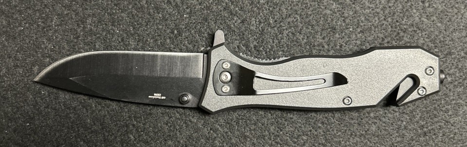 Spring Assisted Rescue Knife - Skull Art | eBay