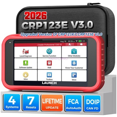 LAUNCH CRP123E V3.0 OBD2 Scanner Engine ABS SRS Code Reader Auto Diagnostic Tool