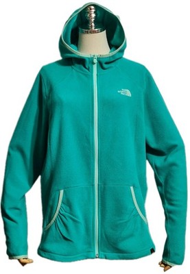 THE NORTH FASE Original Light Fleece Jacket with a Hood with a Zip/Blue Sz XL