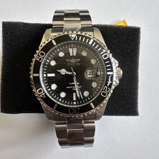 Invicta Pro Diver 30018 Men s Watch 43mm Black Dial Stainless Steel NEW Working