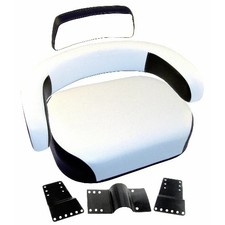 3 Pc Tractor Seat Cushion Set W/ Brackets For International Harvester