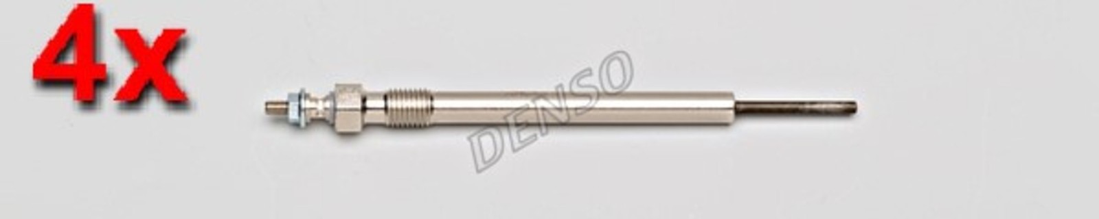 DENSO 4x Glow Plug For HYUNDAI H-1 Cargo KIA Sorento I PEUGEOT 207 Sw 308 06-16