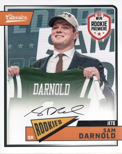 SAM DARNOLD SIGNED AUTO 8X10 PHOTO PANINI CLASSICS ROOKIE PREMIERE **SEAHAWKS**